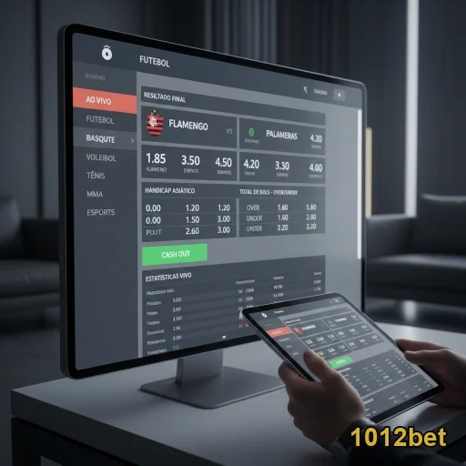 Tabela de apostas ao vivo na plataforma 1012bet.
