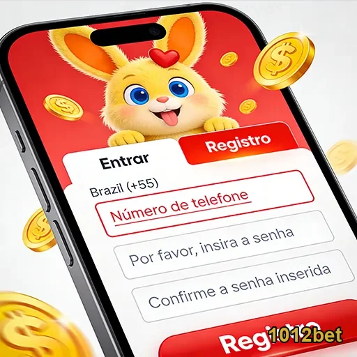 Tela de registro da 1012bet com suporte a jogadores VIP.