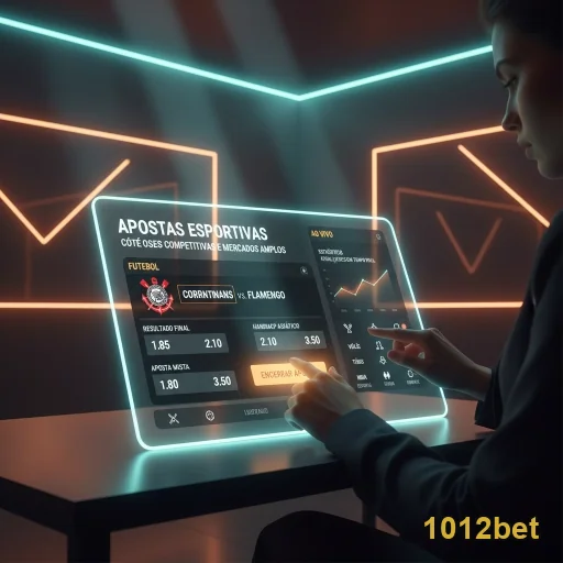 Usuário acessando o 1012bet para apostas em jogos VIP.