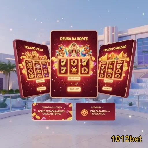 Interface VIP da 1012bet com jogos de caça-níqueis destacados.