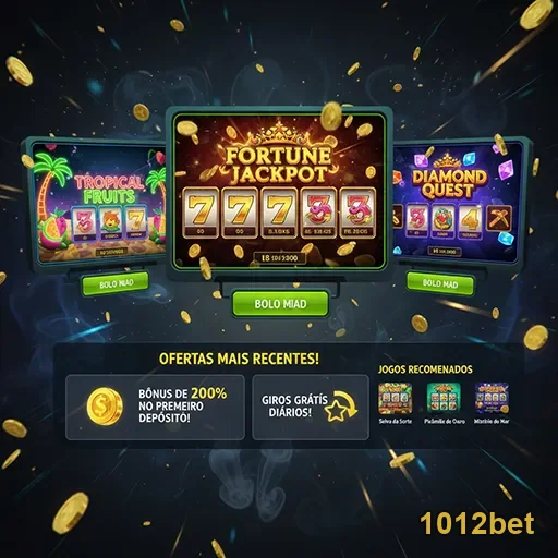 Interface de jogos VIP da 1012bet com slots de destaque.